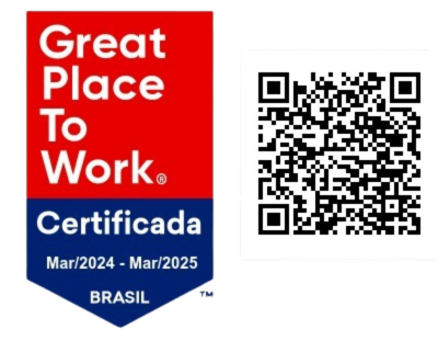 Great Place to Work, Certificada Março/2024 - Março/2025, Brasil.