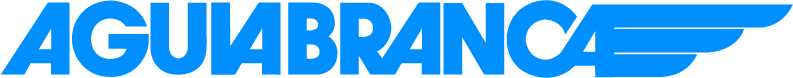 Logo Águia Branca na cor azul com box branco