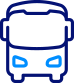 Um ônibus Azul
