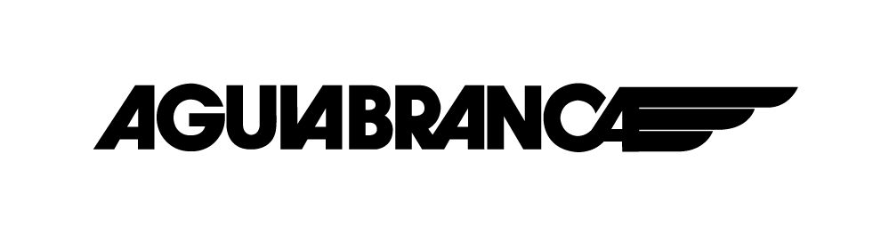 Logo Águia Branca na cor preta com box box