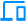 Icone de um computador Azul