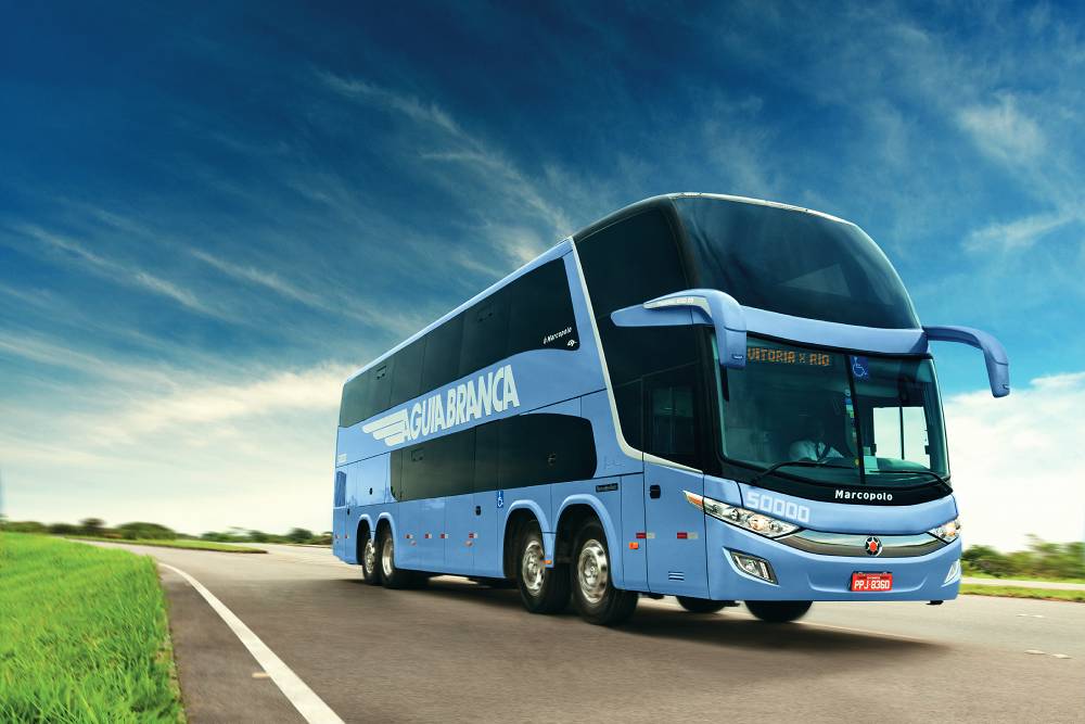 Nossa frota de ônibus para sua viagem Águia Branca Nossa frota de ônibus para sua viagem Águia Branca